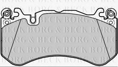 BORG & BECK bbp2385 -  Комплект тормозных колодок, дисковый тормоз